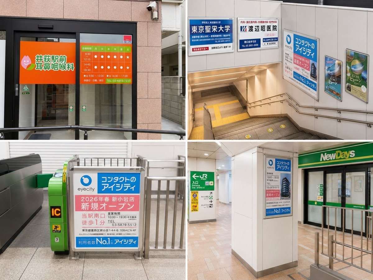 東京鉄道広告社の屋外広告デザイン制作